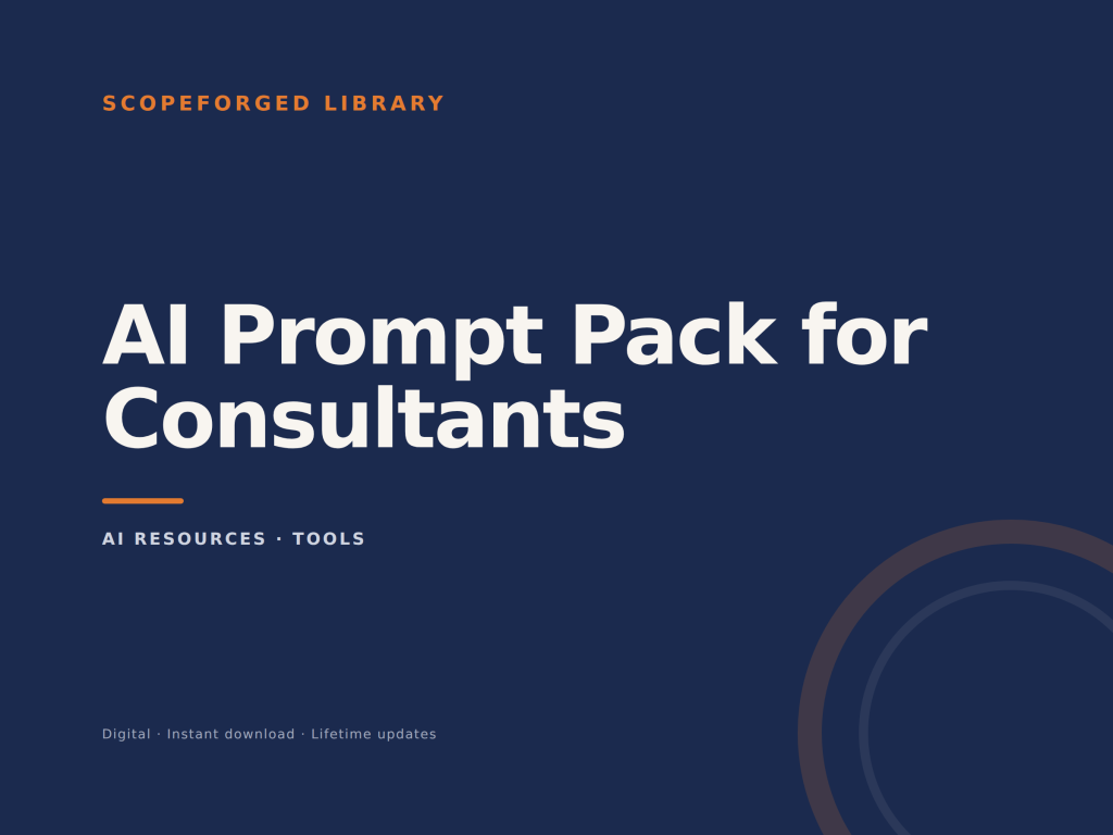 AI Prompt Pack for Consultants
