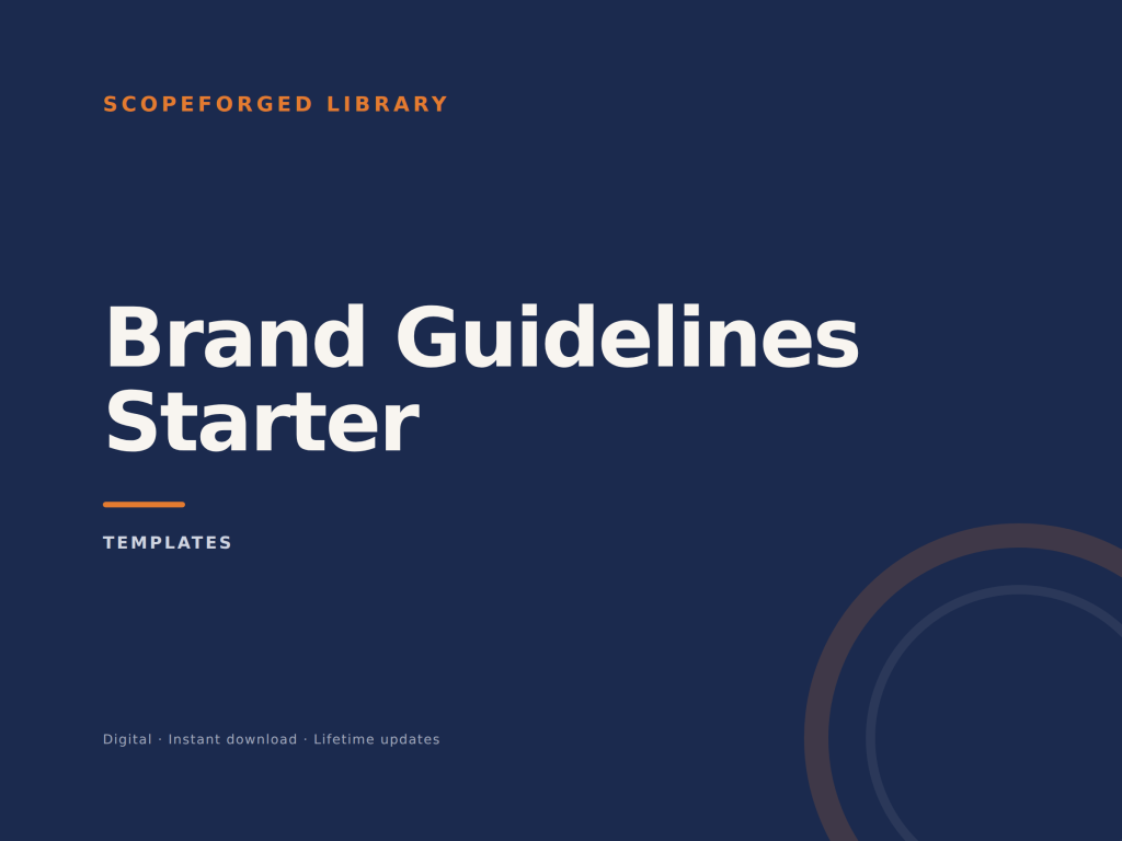 Brand Guidelines Starter